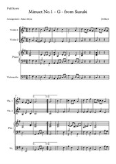 Minuet in G - No.1 from Suzuki (J.S. Bach)