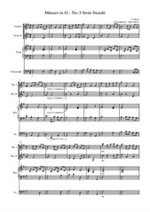 Minuet in G - No.3 from Suzuki (J.S. Bach)